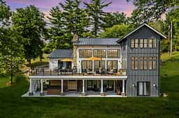 Lake Front • Private Beach • Deck & Dock • Golf