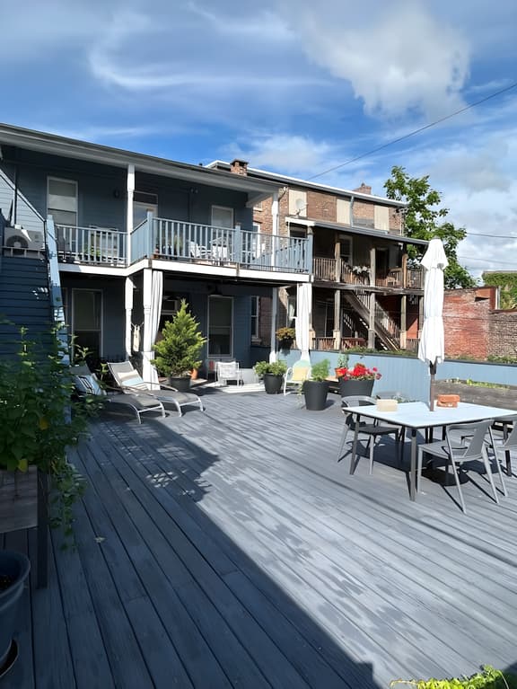 Warren St Apt with Sunny Terrace