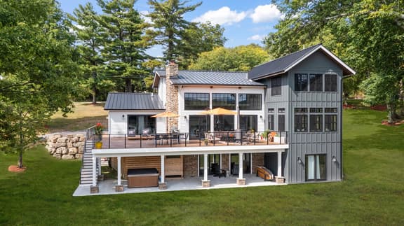 Lake Front • Private Beach • Deck & Dock • Golf